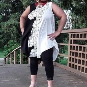 COPY - Multicolor Abstract GeometricPrint Sleeveless Umbrella Summer Dress.